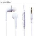 Auriculares con Cable In-Ear de Jack 3.5 mm Tipo EHS64 Compatible con Samsung Serie S4 Blanco