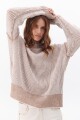 BUZO TRENZA REVERSIBLE BEIGE