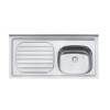PILETA TRAMONTINA BACHA DERECHA ACERO INOX 93425-500 Pileta Tramontina Bacha Derecha Acero Inox 93425-500