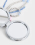 Espejos Con Charm Llavero Con Espejo Con Diseño Feeling Jeanious Y Charm - Combinacion Tricolor