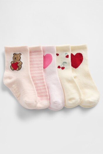 Medias Pack X 5 Bebé Pink Dogwood