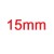 Pasto artificial 2m de ancho 15mm