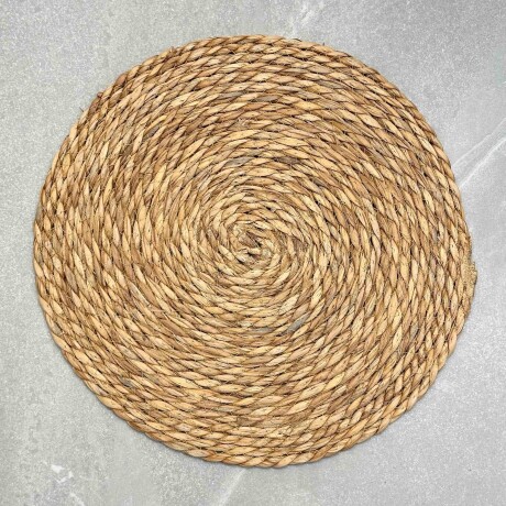 Individual De Mesa Yute / Fibra Natural Ø 38cm Individual De Mesa Yute / Fibra Natural Ø 38cm