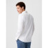 V-LS SLIM STRETCH POPLIN BASIC WHITE 2