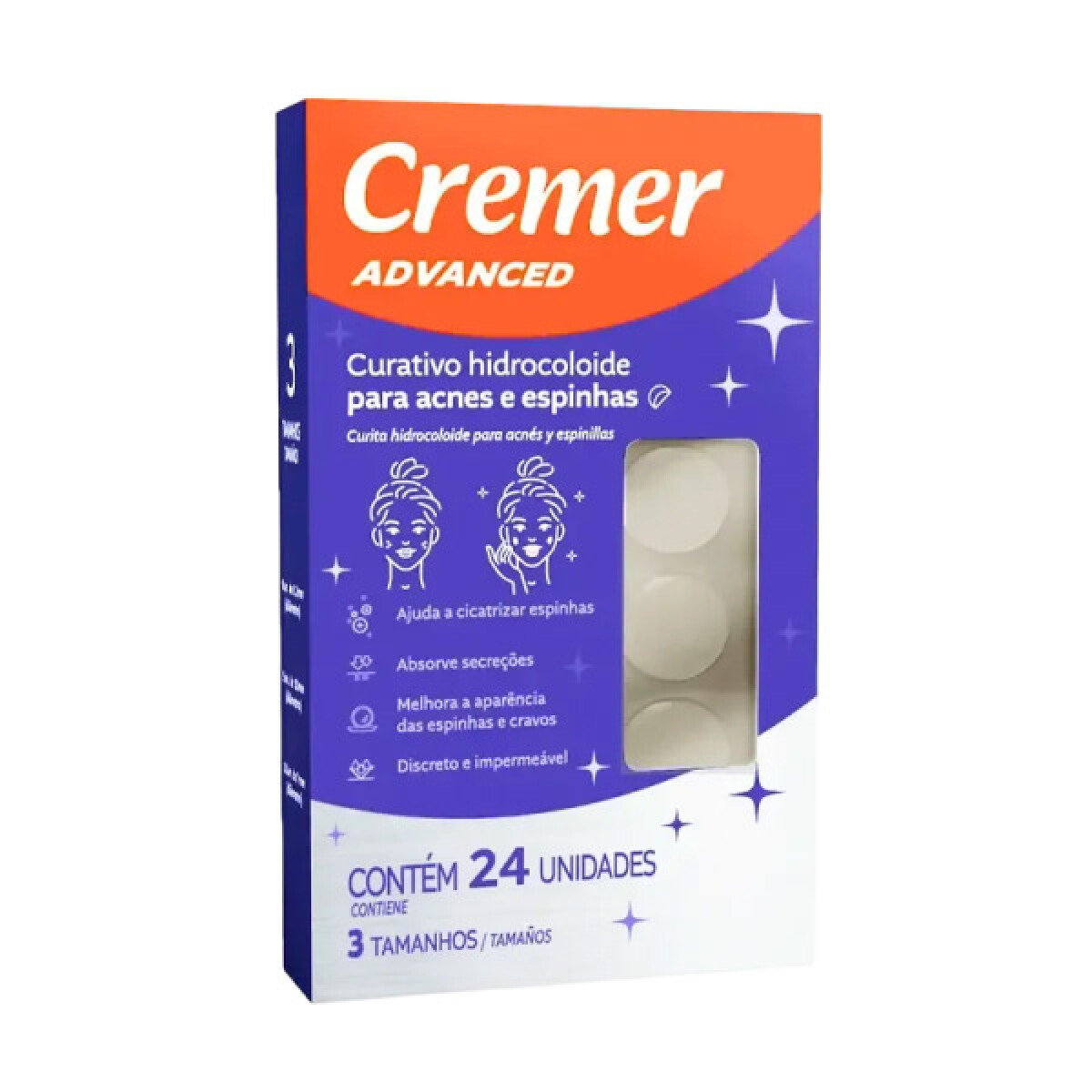 CURITAS CREMER HIDROC.P/ACNES CJ X 24 UN 