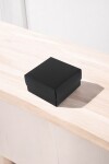 Caja eco 02 - 8x8x4,5 cm. NEGRO