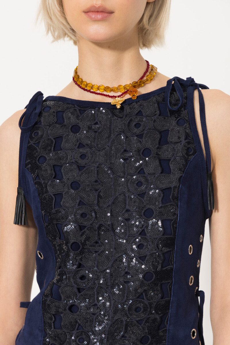 TOP SPRING Azul Marino