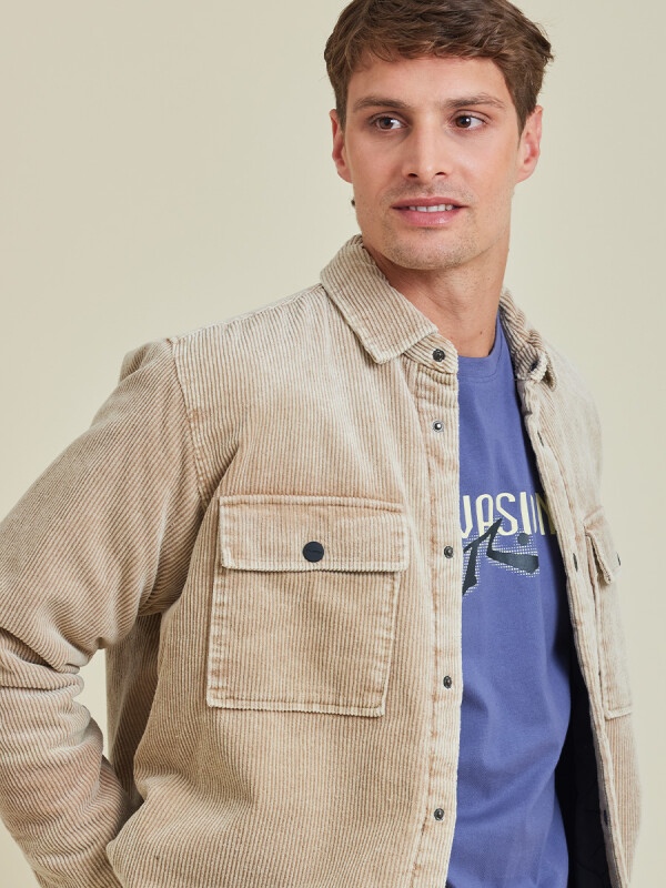 SOBRECAMISA FITZ RUSTY Camel