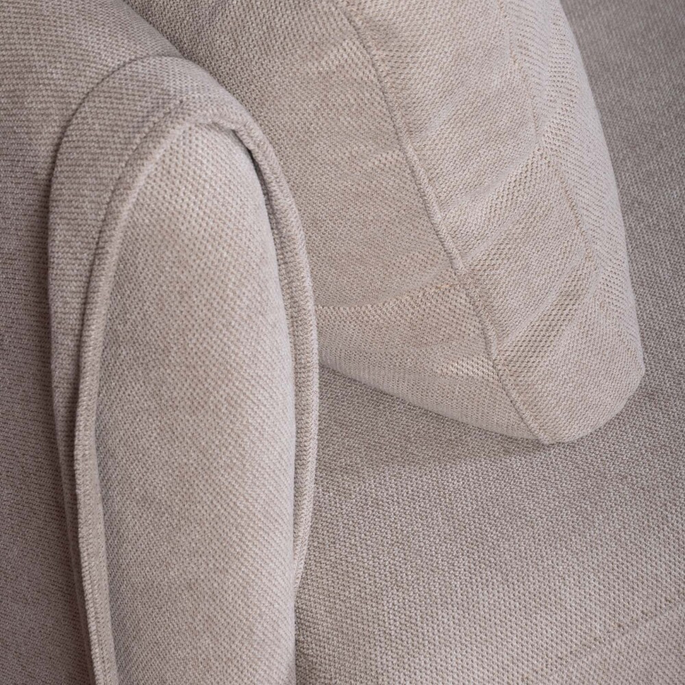 SOFÁ C/CHAISE MÁS DE 4 CUERPOS TELA NATURAL-BEIGE AMALFI BEIGE