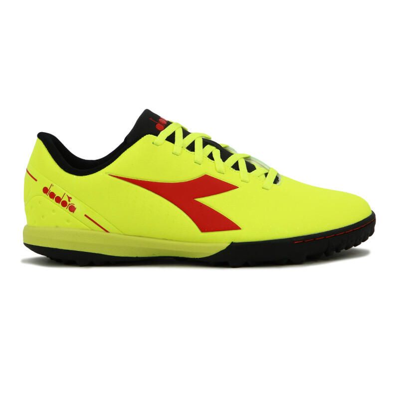 Diadora Champion Hombre Soccer PICHICHI 5 TFR Amarillo Fluo-Rojo