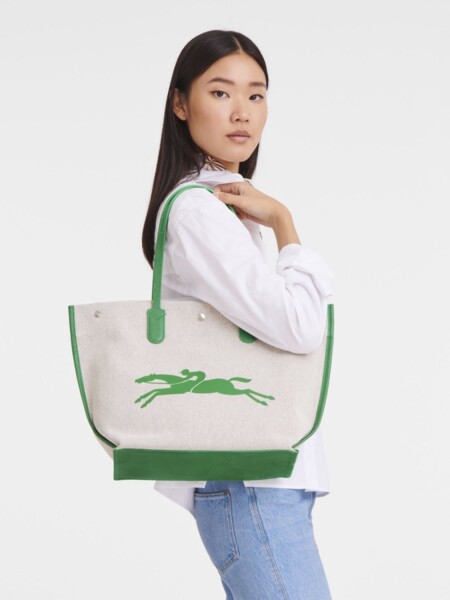 Longchamp- SHOPPER BAG LE ROSEAU ESSENTIAL L Verde