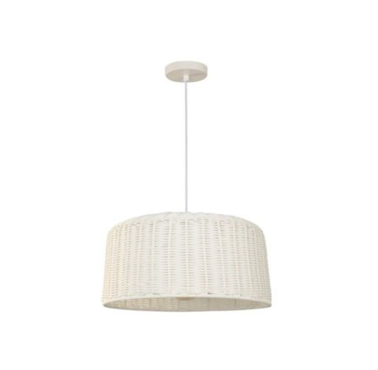 COLGANTE 1L CLARA E27 BLANCO 