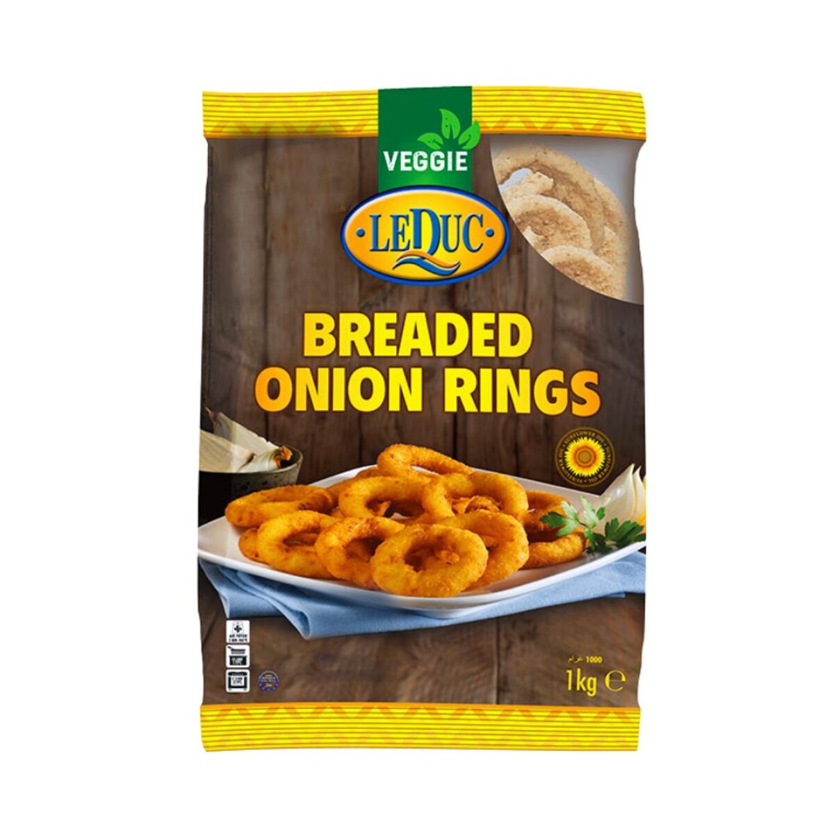 Aros de Cebolla Empanados Leduc - 1 kg 