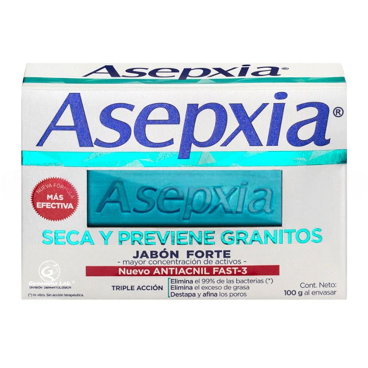 ASEPXIA FORTE ANTIACNIL FAST-3 JABON CJ 