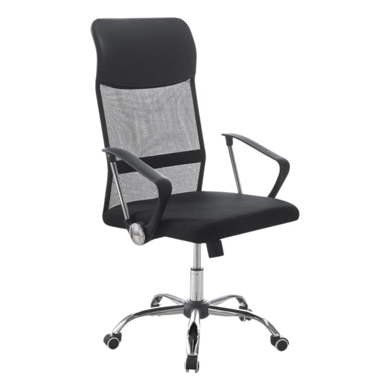 Silla Oficina Malla + PP Sin Cabecera Negra ETIMEL Silla Oficina Malla + PP Sin Cabecera Negra ETIMEL