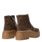 Botas de Mujer Miss Carol NING de cuero con elástico Marrón
