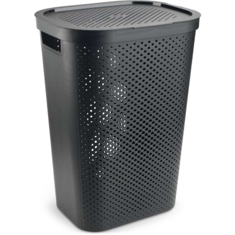 Cesta Para Ropa Infinity Plastico Negro