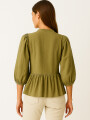 Blusa Blusina Verde Oliva Claro