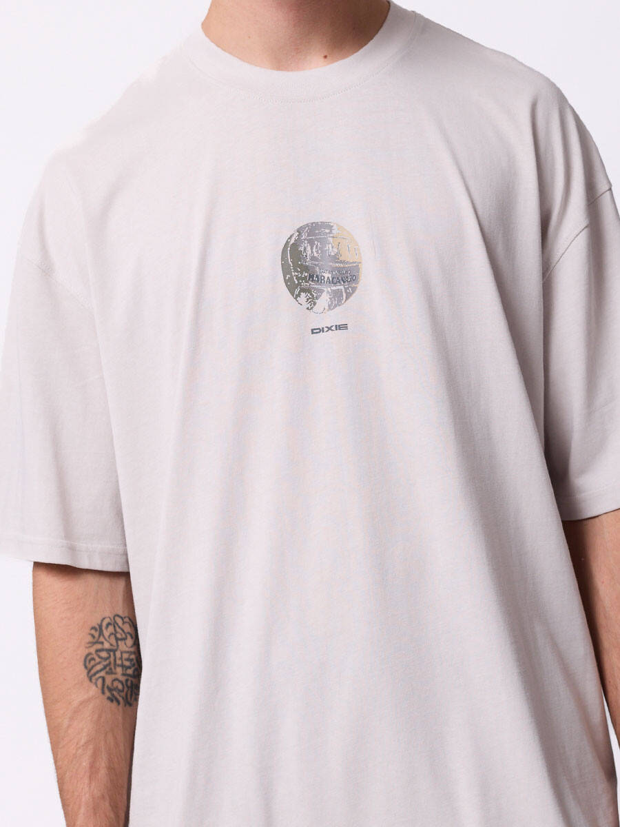 T-SHIRT YINS DIXIE Gris Claro