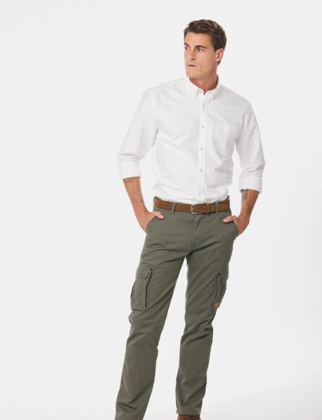 PANTALÓN CARGO Verde