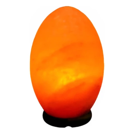 Lampara De Sal Del Himalaya Ovalada Zen 2-3kg Naranja