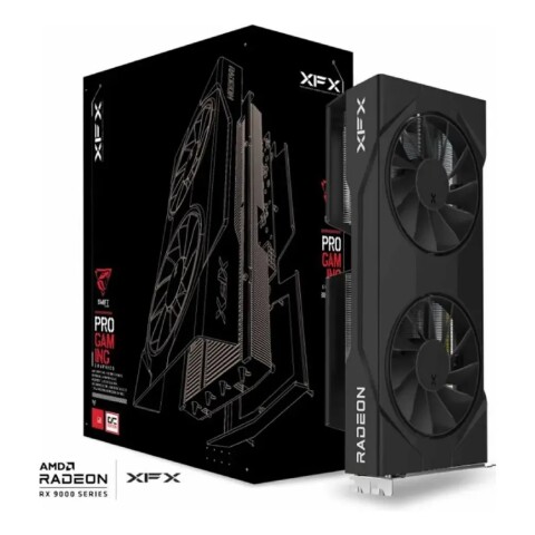 Tarjeta De Video Radeon Rx 9060 Xt Swift Oc 8gb Gddr6 TARJETA VIDEO XFX RX9060 XT 8GB SWIFT DU