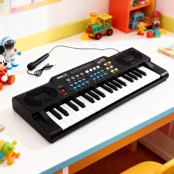 Organo Musical Teclado Piano Electrico Instrumento 37 Teclas Tonos Ritmos Con Microfono Imback Organo Musical Teclado Piano Electrico Instrumento 37 Teclas Tonos Ritmos Con Microfono Imback