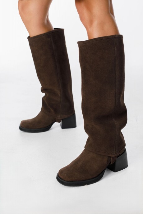 Bota Almendrada Marron