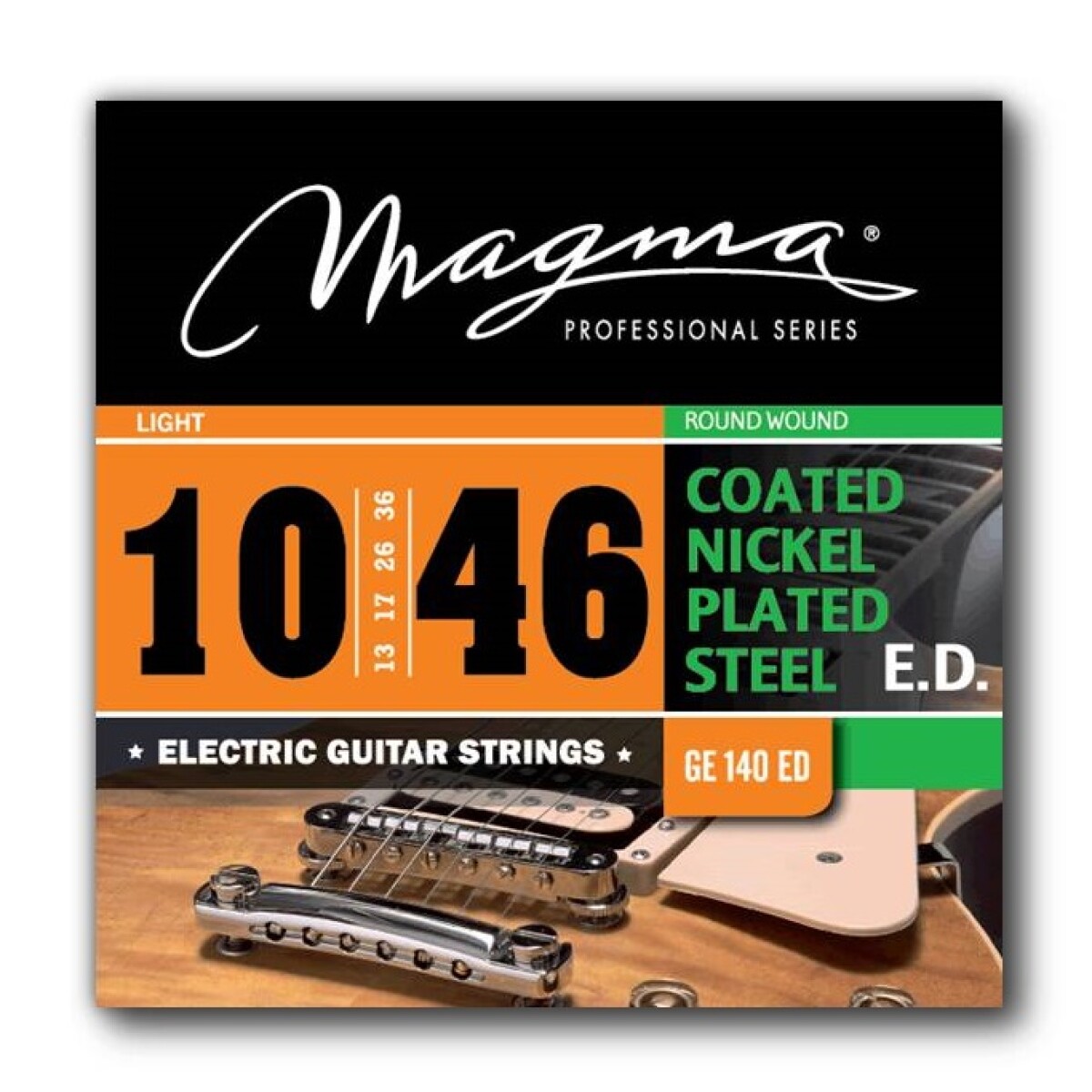 Encordado Guitarra Electrica Magma Coated .010 GE140ED 