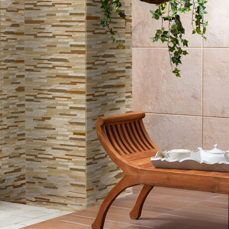 CERAMICA 31X54 DISEÑO PIEDRA TONOS MARRON REVESTIMIENTO GAMAS DE MARRON