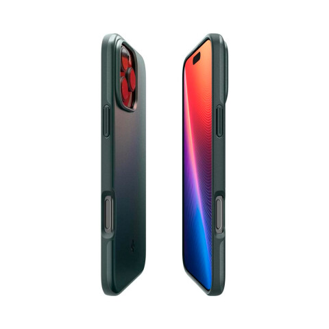 Spigen Funda Thin Fit Magsafe iPhone 16 Pro Abyss Green Spigen Funda Thin Fit Magsafe iPhone 16 Pro Abyss Green