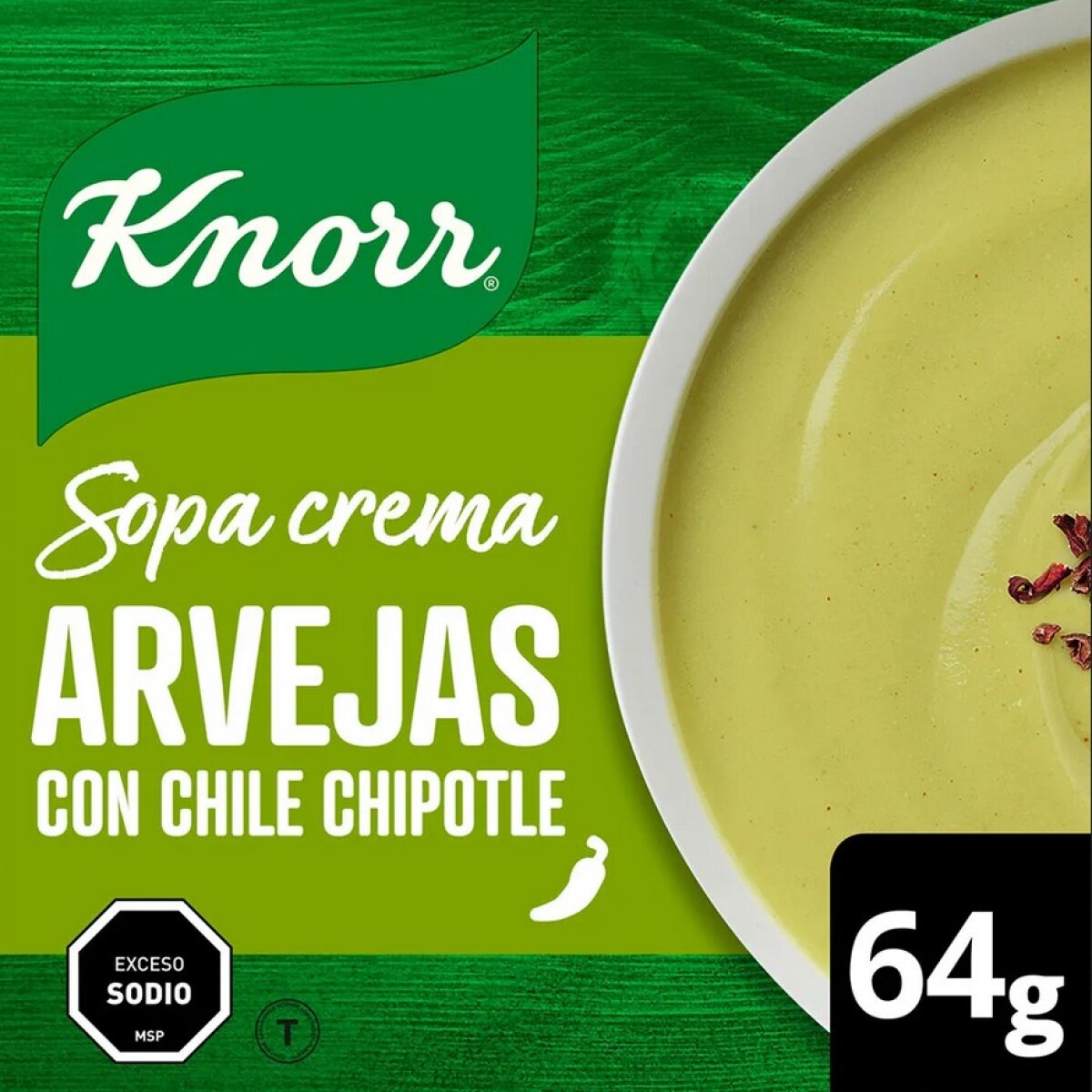 SOPA KNORR CREMA ARVEJAS C/CHILE 