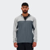 Campera New Balane Woven Full Zip Gris