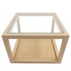 MESA CENTRO CUAD BEIGE COMB Unica
