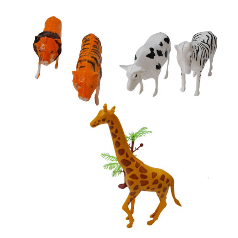 OUTLET Animales 5 pcs y palmera blíster 31*18.5*3.5 cm Outlet Animales 5 Pcs Y Palmera Blíster 31*18.5*3.5 Cm