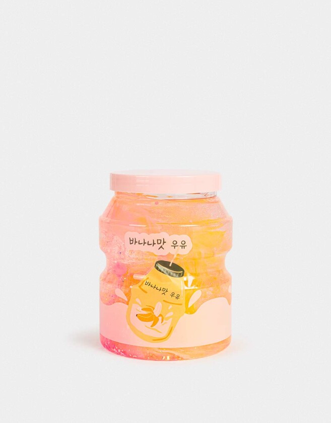 Lúdico Slime En Forma De Jugo - Naranja Medio
