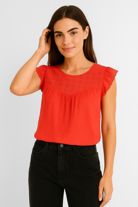 Blusa Pilos Rojo