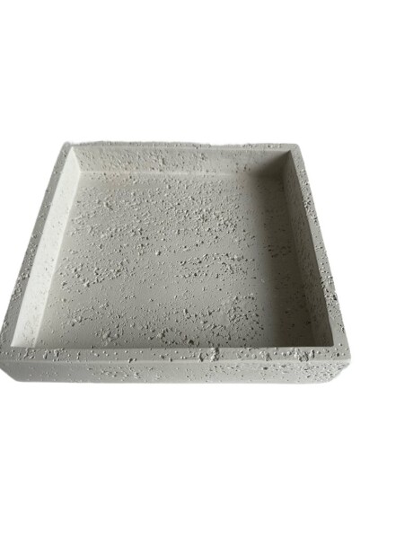 BANDEJA CUADRADA STONE 19CM BANDEJA CUADRADA STONE 19CM