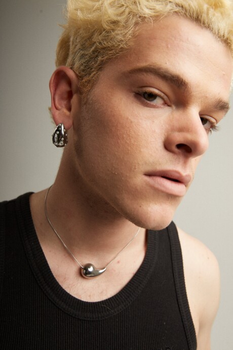 COLLAR DROP SILVER