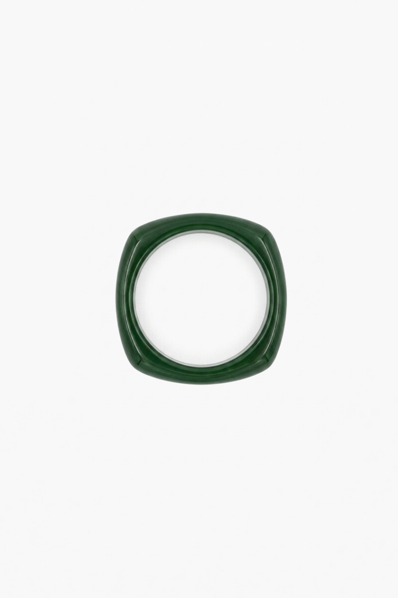 Pulsera acrilico verde oliva