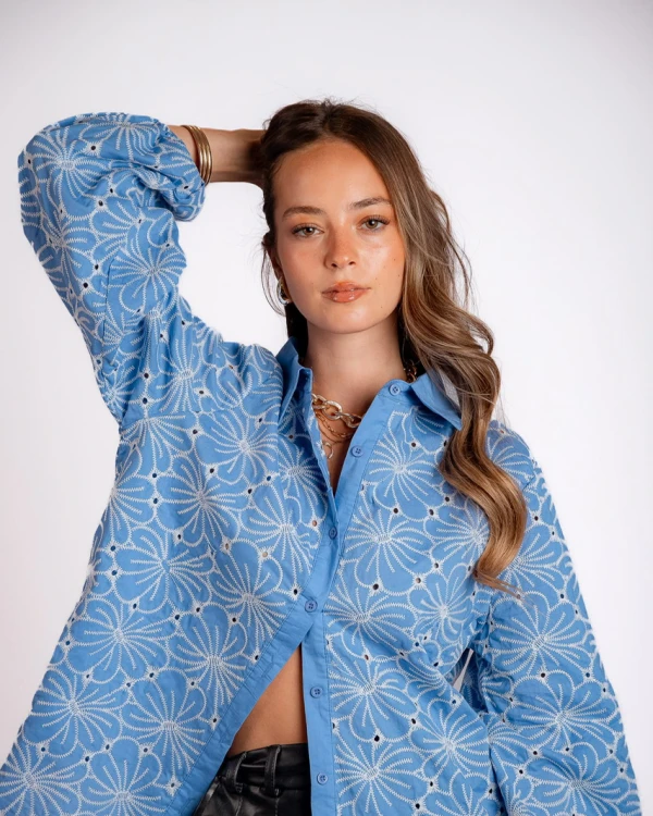Camisa Francia azul