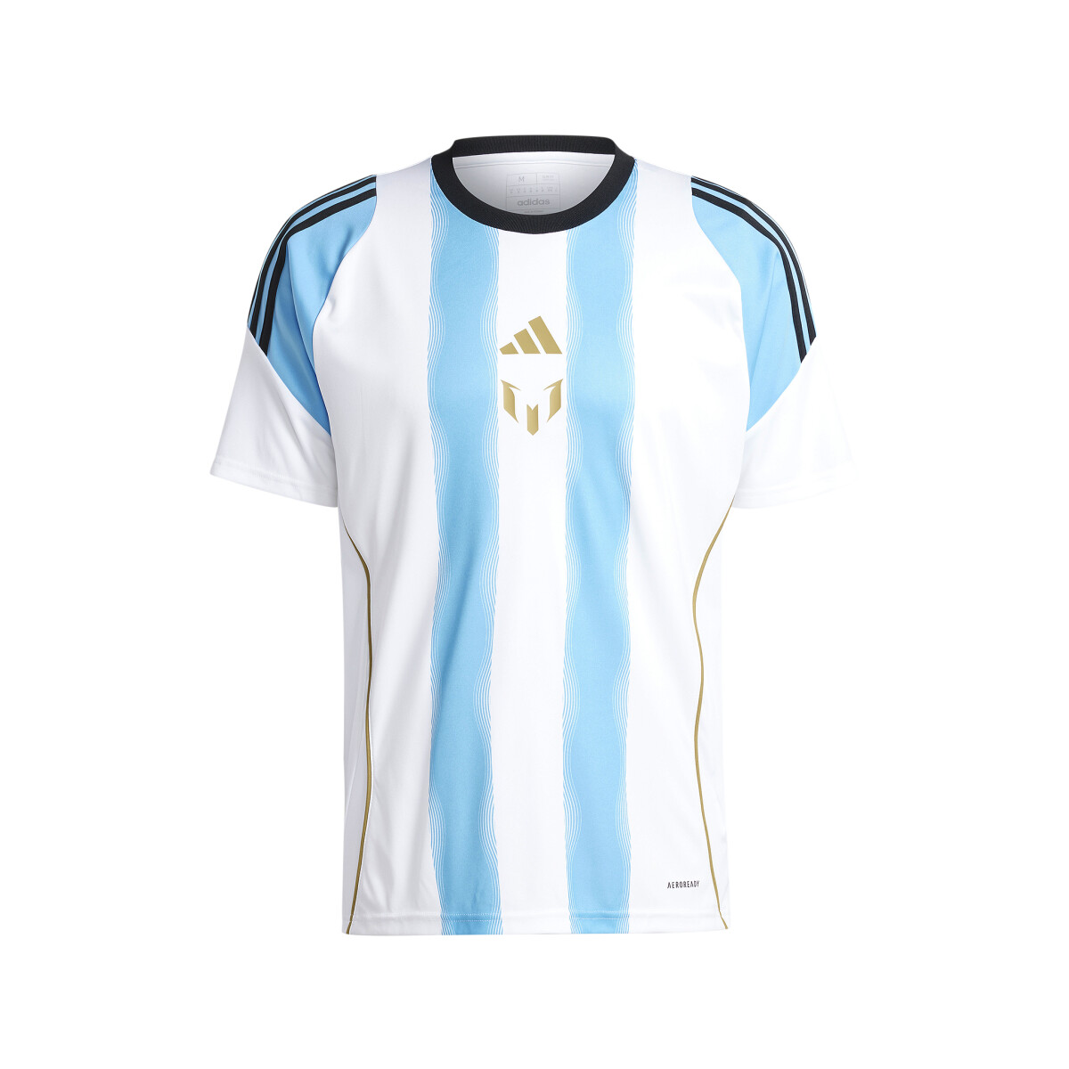 CAMISETA ENTRENAMIENTO adidas MESSI - white/semi blue burst 
