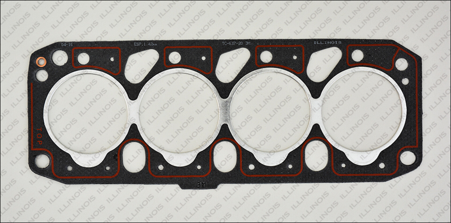 JUNTA FORD TAPA CILINDROS MOTOR 1.8 DIESEL (3M) ILLINOIS 