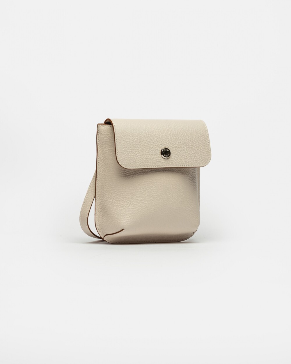 Mini Bag Liana En Cuero Graneado Natural