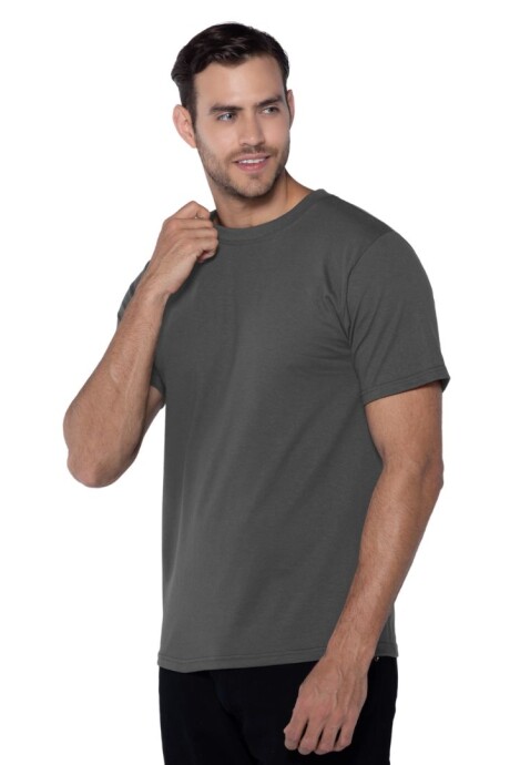 Camiseta a la base peso completo Gris carbón