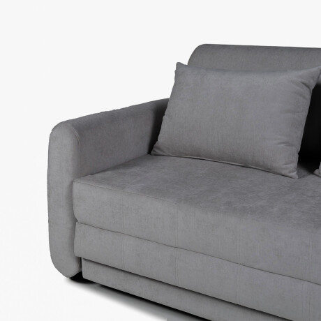 Sofá Cama Parma - Tela Microfibra TC1011 (Grafito)