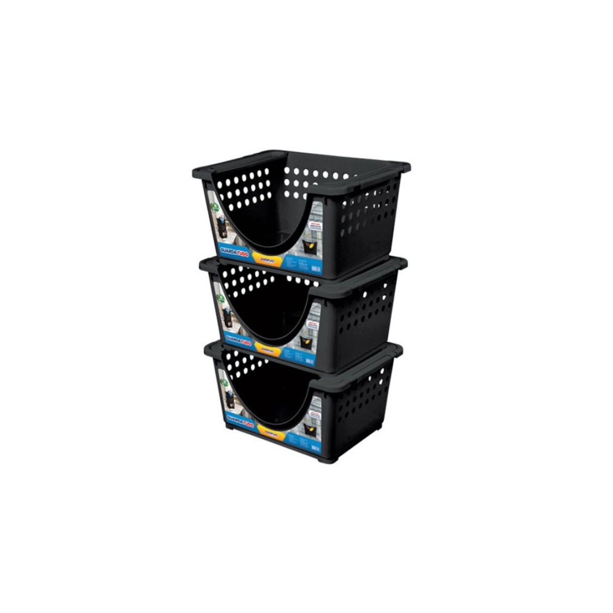 GUARDATODO ARQPLAST NEGRO 42X32X67CM 
