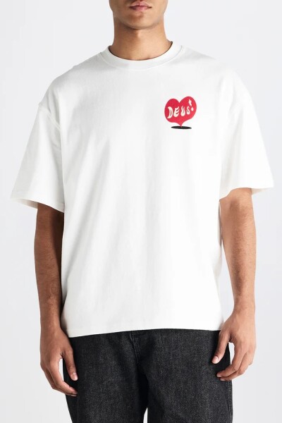 Deep Cut Tee Blanco