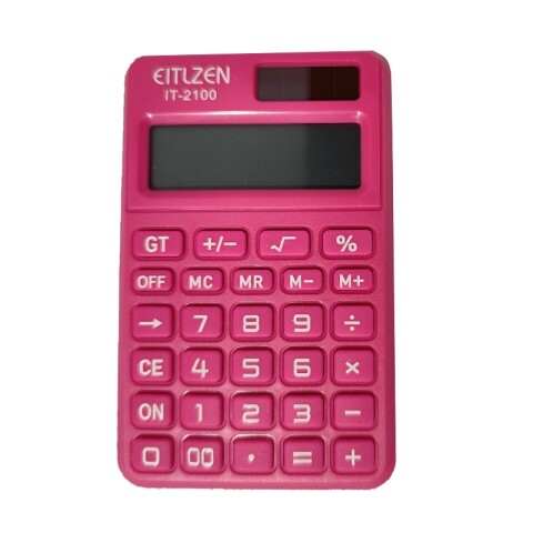 OUTLET Calculadora Eitlzen It-2100 en bolsa 4 colores fluo Outlet Calculadora Eitlzen It-2100 En Bolsa 4 Colores Fluo