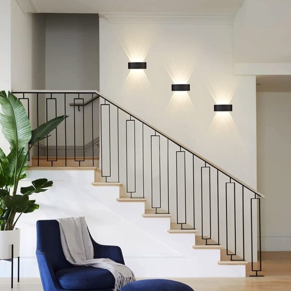 Aplique Bidreccional Pared Foco Exterior Luz Led 8w Ip65 Aplique Bidreccional Pared Foco Exterior Luz Led 8w Ip65